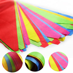 VOVRU flag detail showing neat cuts and secure stitching for reliable outdoor use