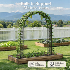 VOXOR arch dressed with fabric and flowers for event backdrop benefit