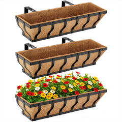 VOXOR front view of 24-inch planter pack showing sturdy design and mounting