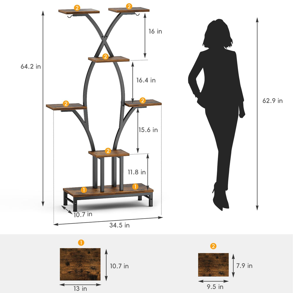 VOZZYOTO hanging hook holding trailing plant to expand display options