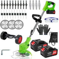 VQGCACG front view of cordless trimmer showing controls and lightweight design benefit