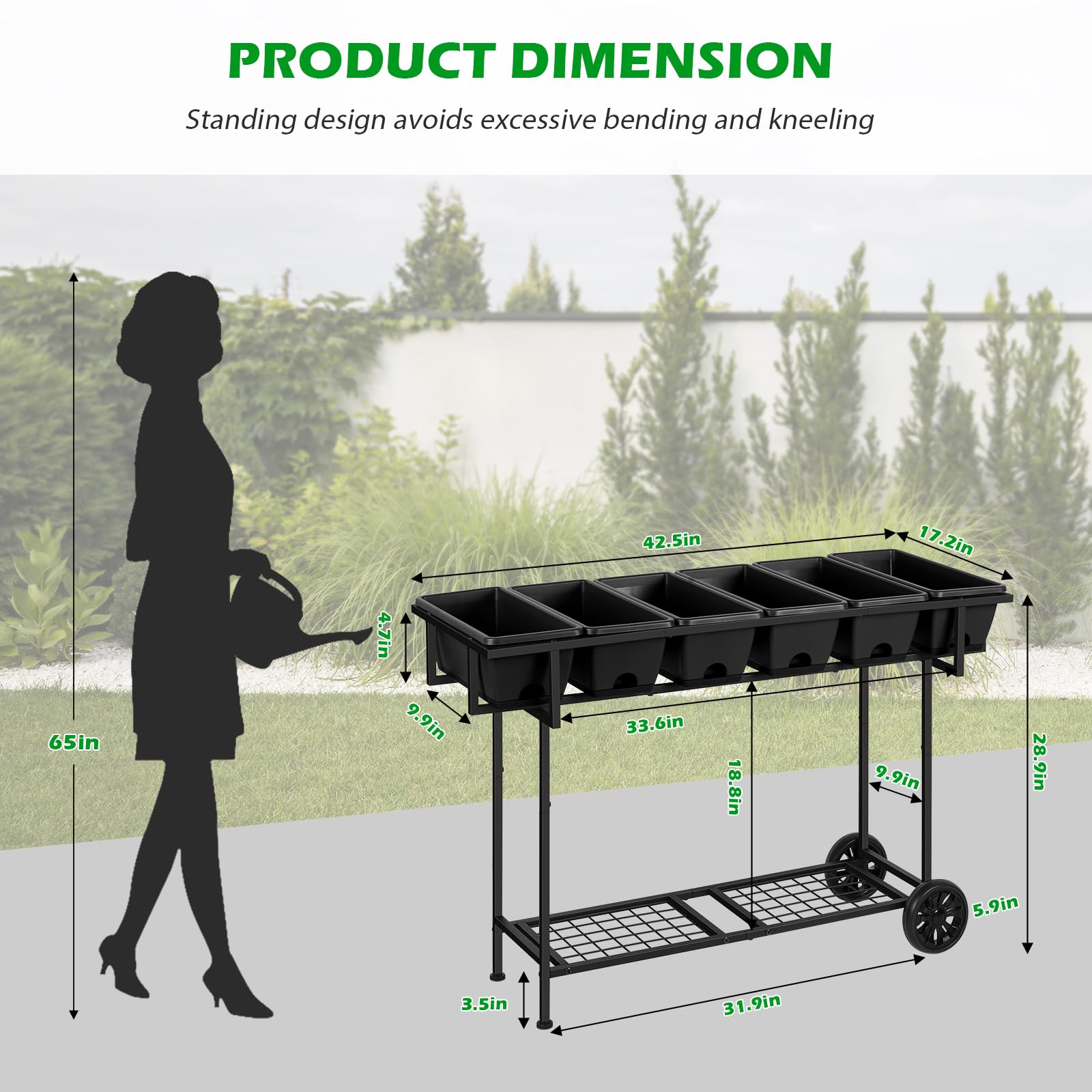 Vrisa installed on balcony demonstrating space-saving gardening benefit