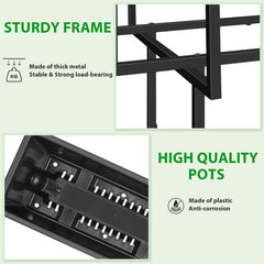 Vrisa lower shelf loaded with tools for convenient storage benefit