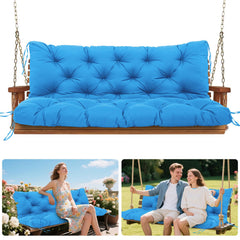 Vrngvi porch swing cushion front view shows clean profile and fit benefit