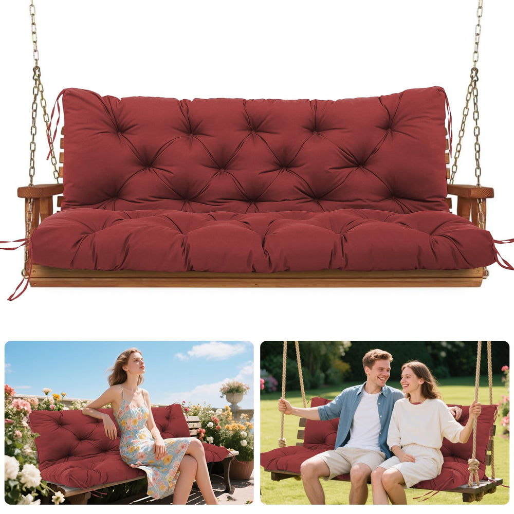 Vrngvi front view of 60×40×5 inch cushion showing clean finish and fit