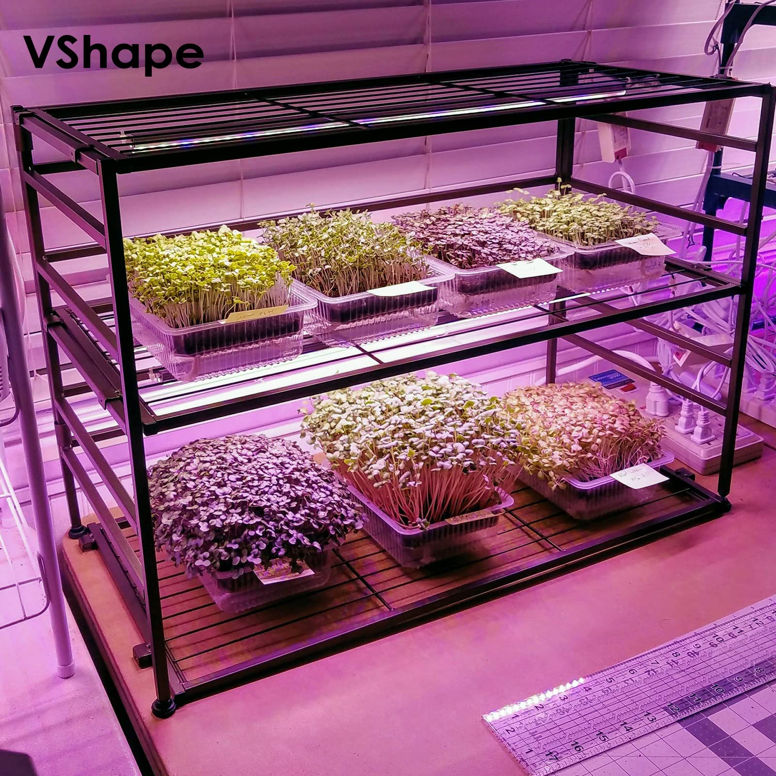 VShape side profile of aluminum housing demonstrating rapid heat dissipation for longevity