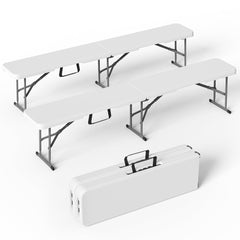 VSOAEIL bench front view showing full-length seating and clean finish for events