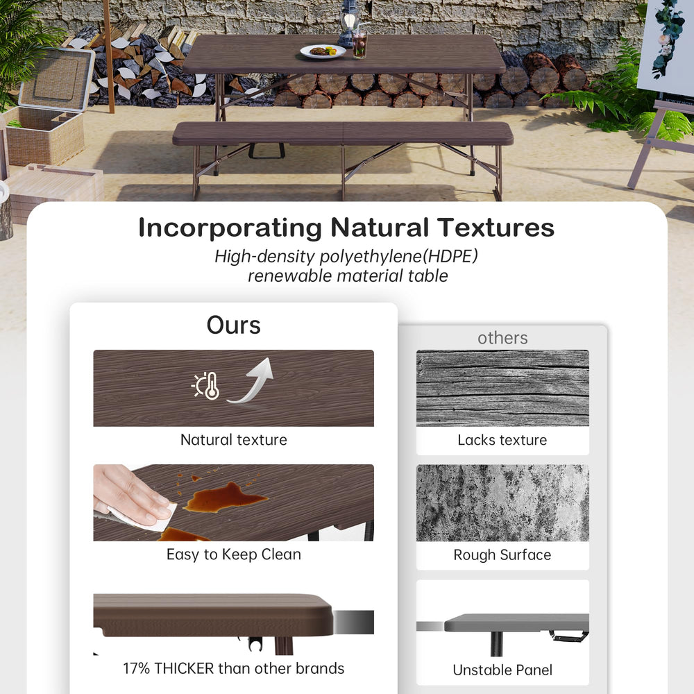VSOAEIL seat surface texture highlighting durable HDPE and weather resistance