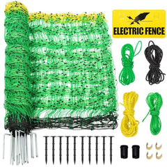 VSTKEN front view of electric netting kit showing compact packaging and portability benefit