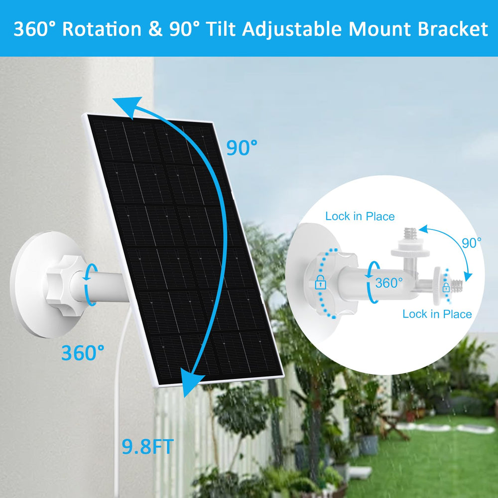 VUEBEE solar panel beside a ruler showing compact size for versatile installation