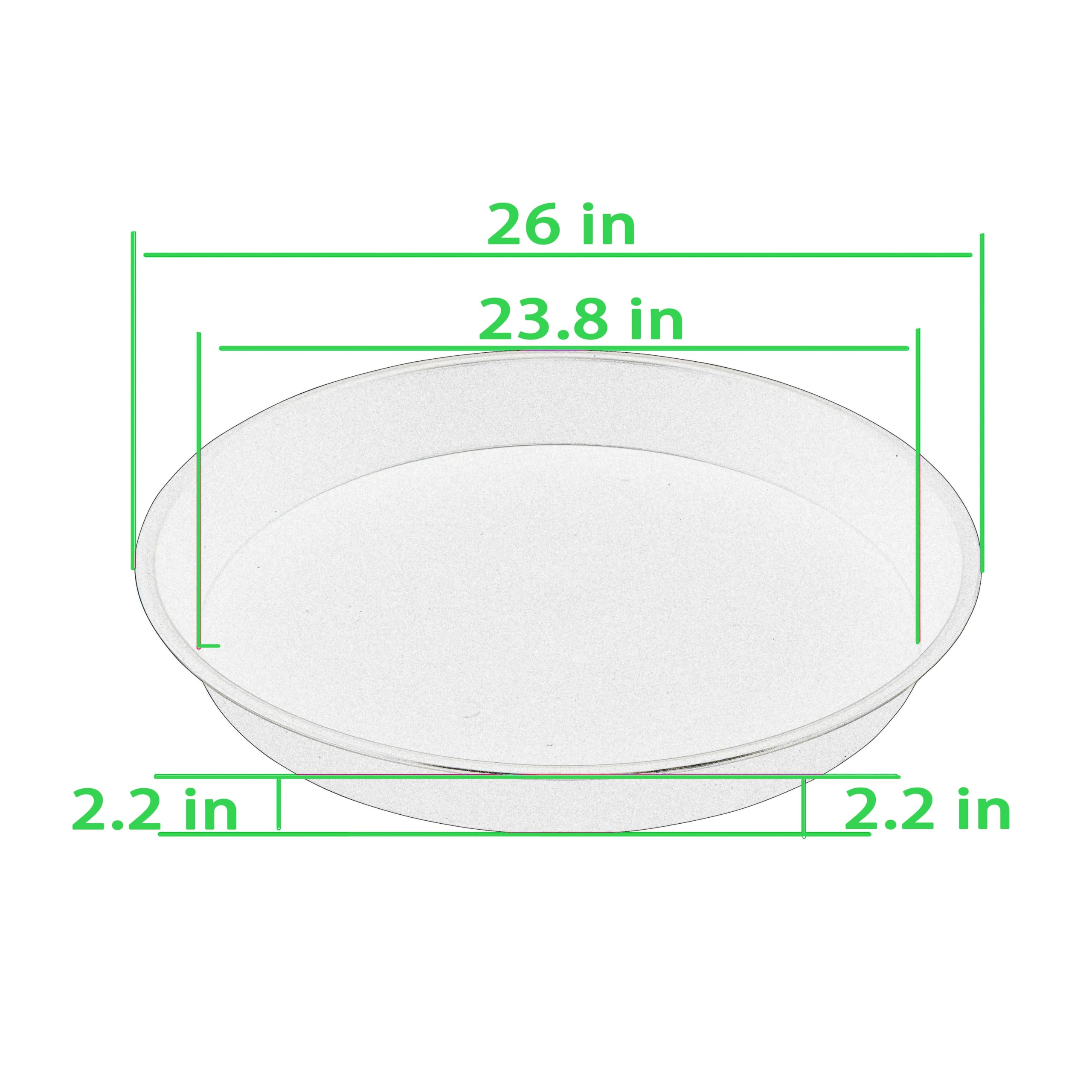 VUWEZ saucer underside texture for strength and water control