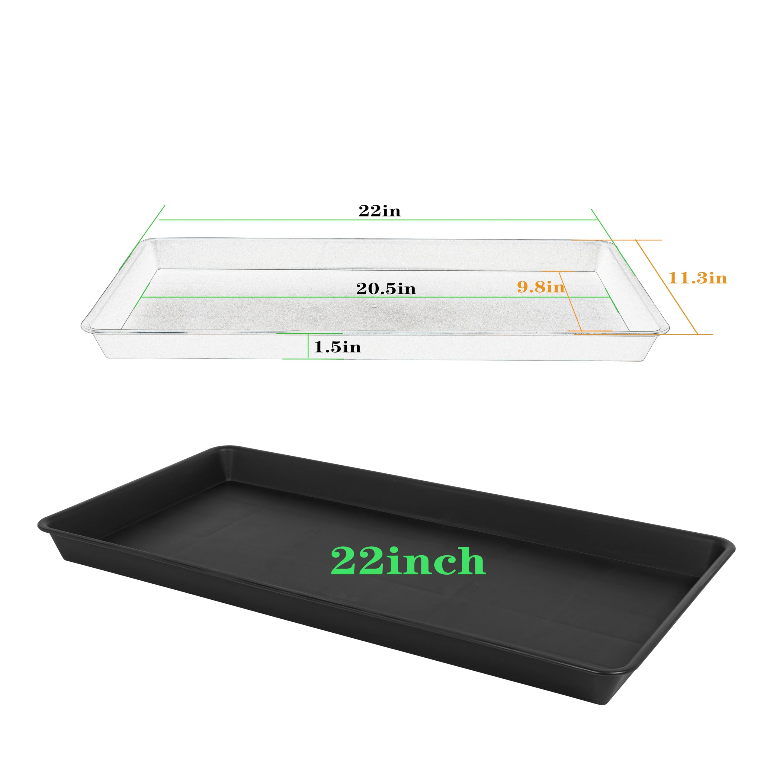 VUWEZ close-up of thickened tray wall showing durability benefit