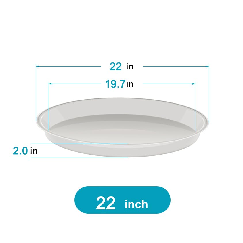 VUWEZ saucer side profile with measurements and sturdy height