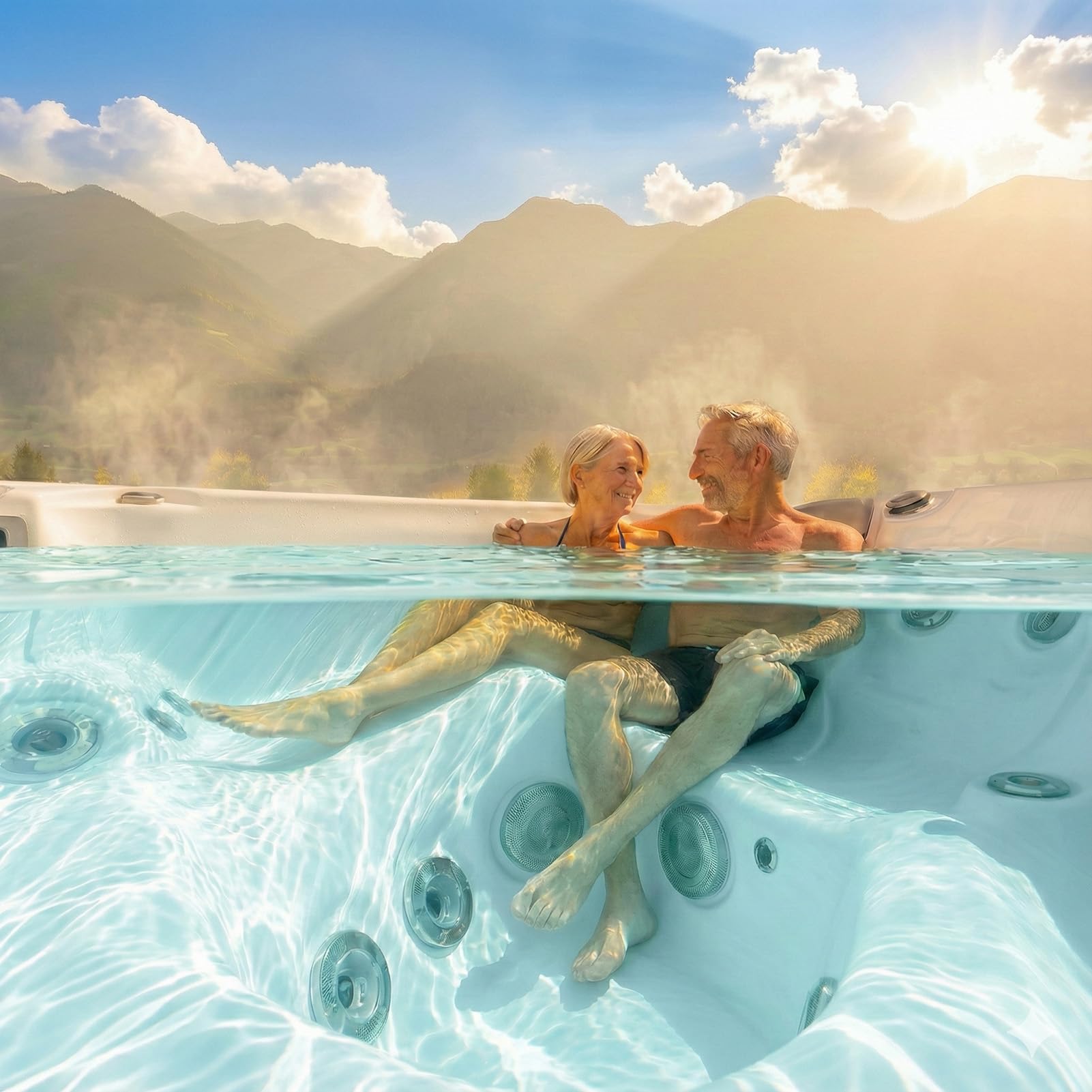 VVEBUY installed in a Jacuzzi filter cavity improving filtration