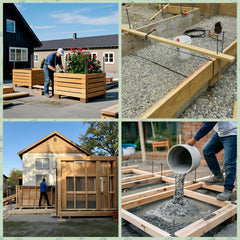 VVOKGO stakes securing concrete formwork for stable construction support