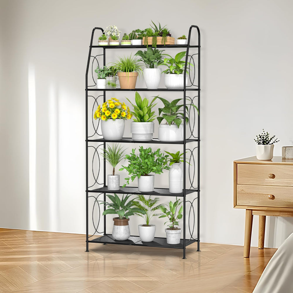 VyGrow close-up of metal mesh shelf showing drainage and sturdy support