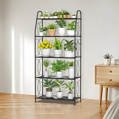 VyGrow close-up of metal mesh shelf showing drainage and sturdy support