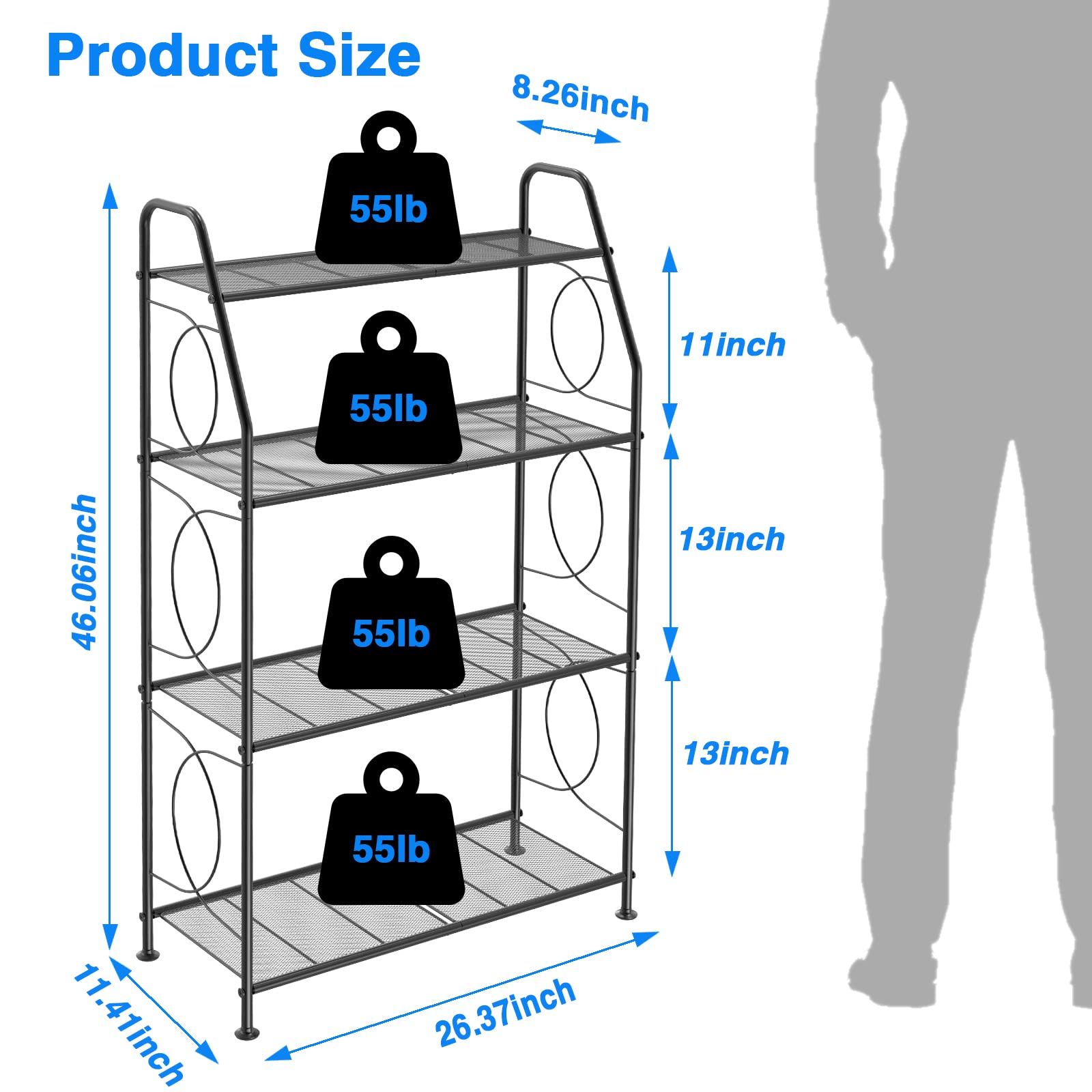 VyGrow adjustable foot pad detail protecting floors and improving stability