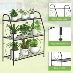 VyGrow plant stand beside a standard pot to show scale and fitting capacity
