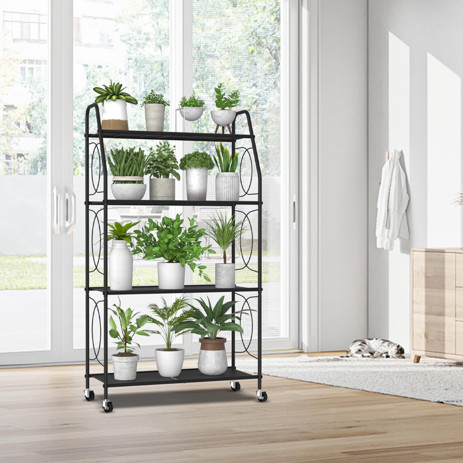 VyGrow wheels and locks close-up enabling mobile positioning and stability