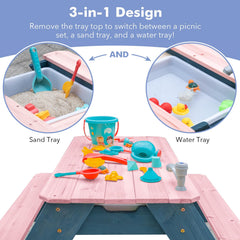 VYOMAMA close-up of two plastic activity trays highlighting durable easy-clean surface