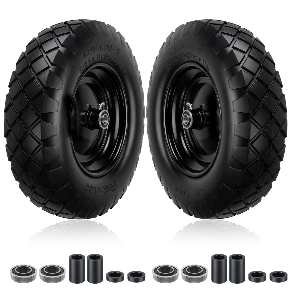 Vypart front view of assembled 16-inch wheel shows quick install and durability