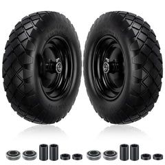 Vypart front view of assembled 16-inch wheel shows quick install and durability