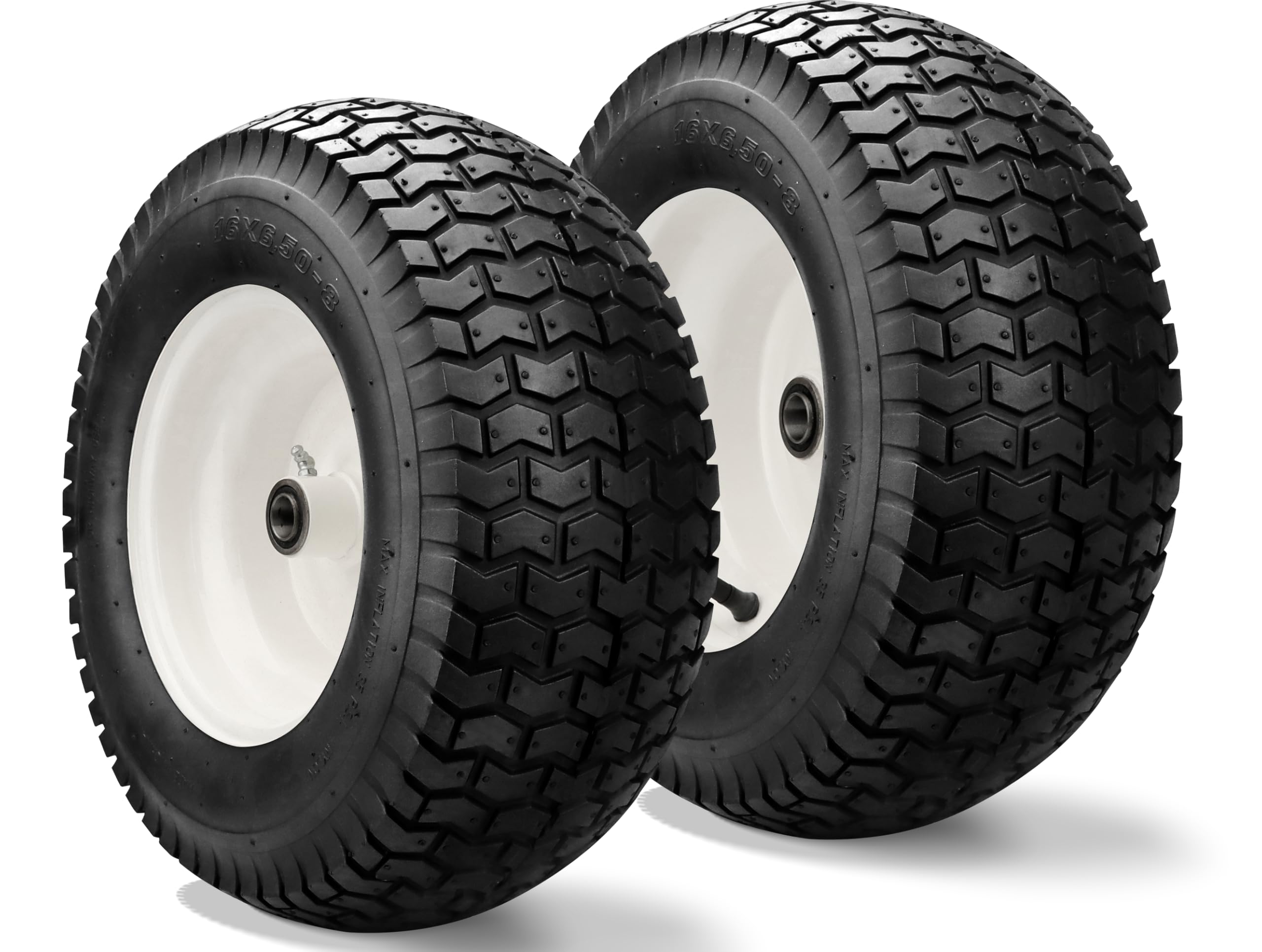 Vypart front view of wheel and tire showing complete assembly and easy fit