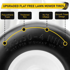 Vypart wheel with included bushings and spacers for quick installation