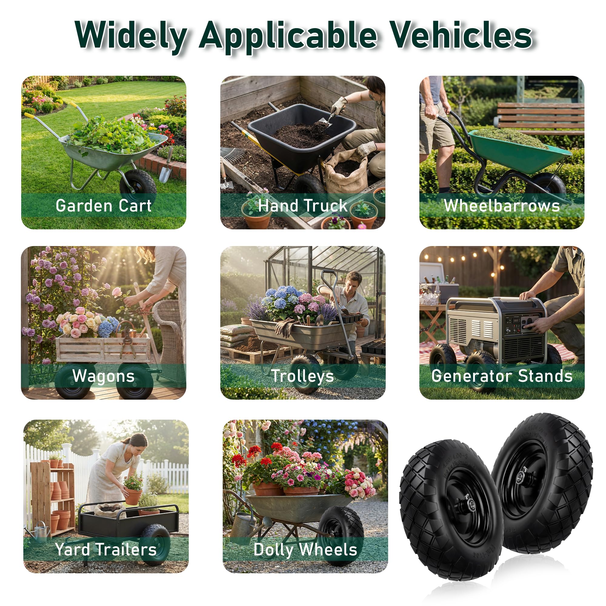 Vypart wheel on mud and gravel demonstrating reliable traction on terrain