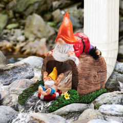 VZVXCC gnome side profile displaying water channel and splash reduction