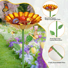 VZZNN cluster of stations in garden attracting pollinators and increasing visits