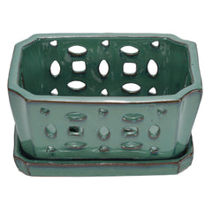 W&W saucer close-up demonstrating water catchment and clean surface protection