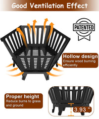 waaliji bottom vent detail highlighting airflow design and improved combustion benefit