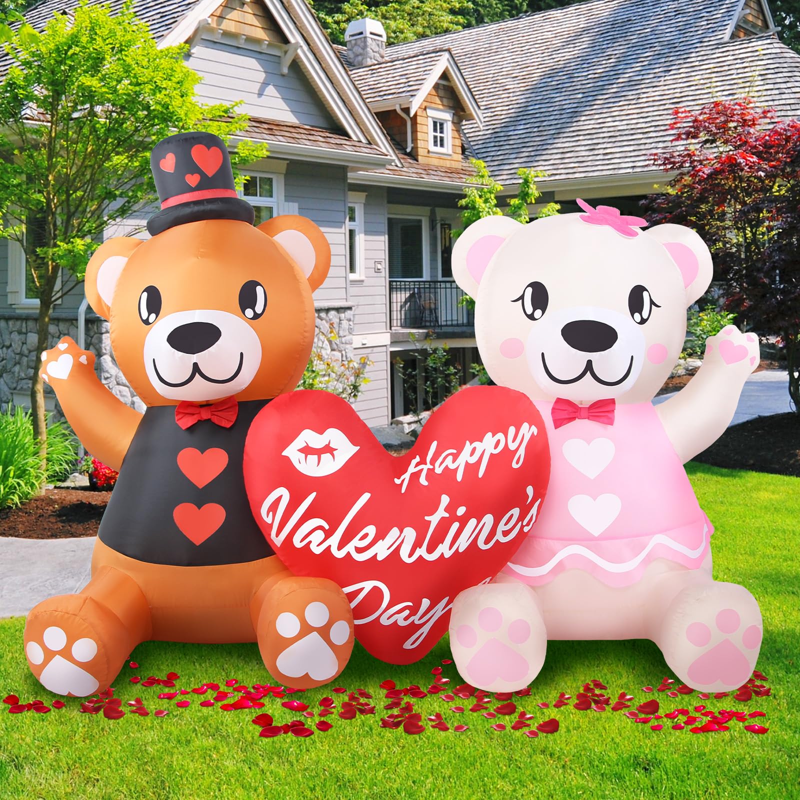 Wabolay lifestyle scene in garden showing party-ready romantic impact