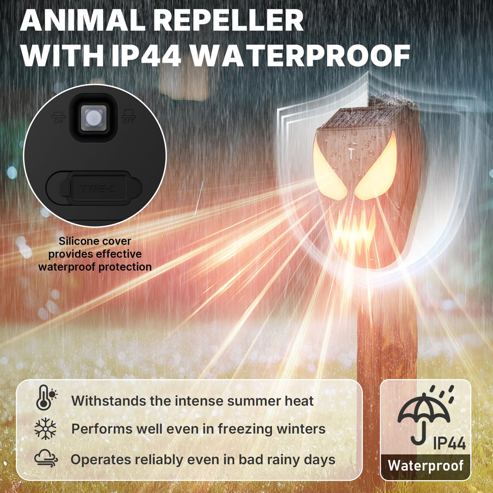 wacieo at night near chicken coop demonstrating deterrent coverage and safety