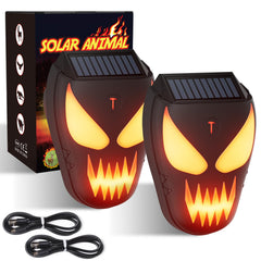wacieo front view of solar repeller showing compact design and visual deterrent benefit