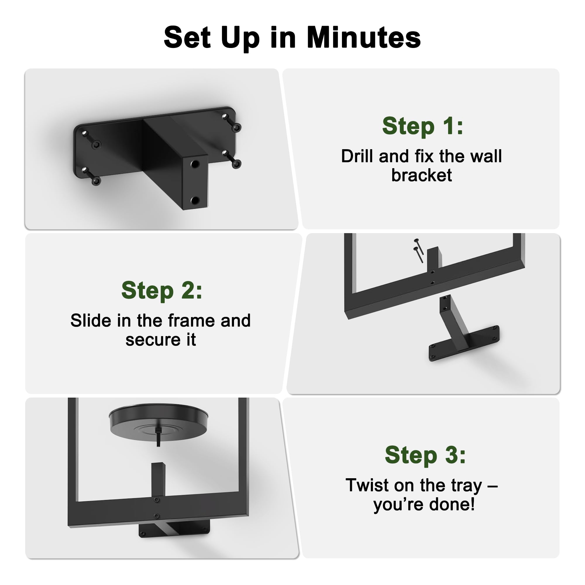 Wacloud mounted planter hardware and installation showing stable attachment