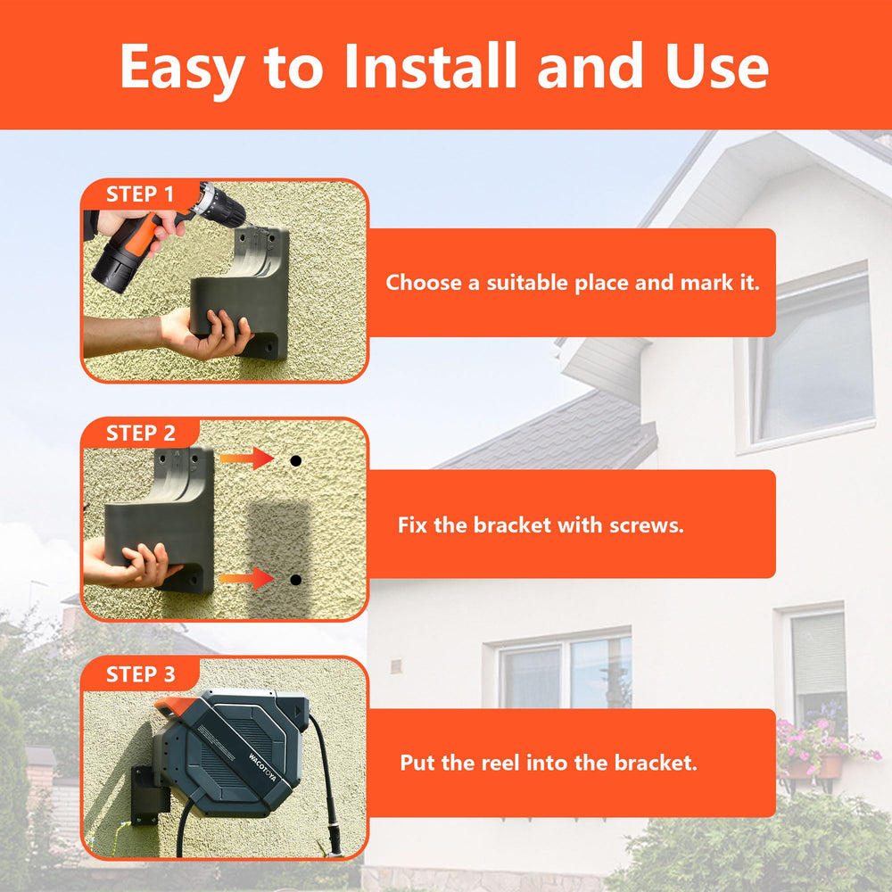 wacotoya lifestyle patio watering scene showing easy use and neat storage