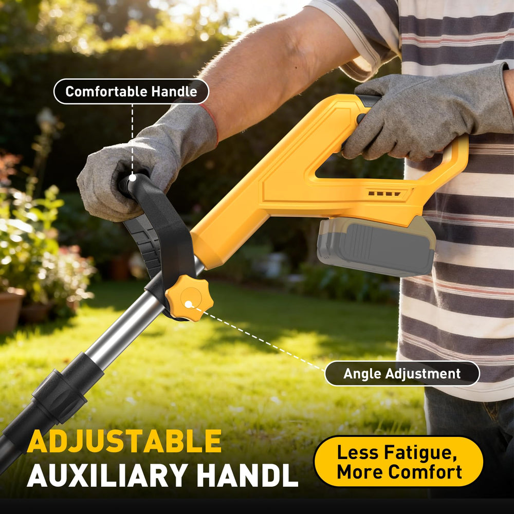 WADADDY handle and controls close-up offering comfortable grip and simple use
