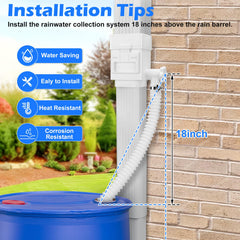 WADEO detailed shot of adjustable valve for precise rainwater control