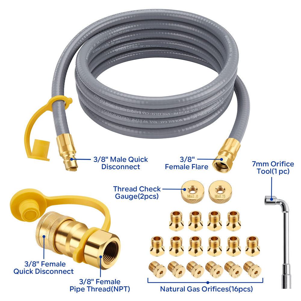 WADEO connected to Blackstone griddle in use showing smooth natural gas supply benefit