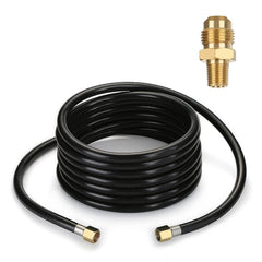 WADEO front view of hose extension showing connectors for safe setup