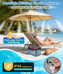 WADEO IPX8 submersible pump close-up showing durable outdoor protection