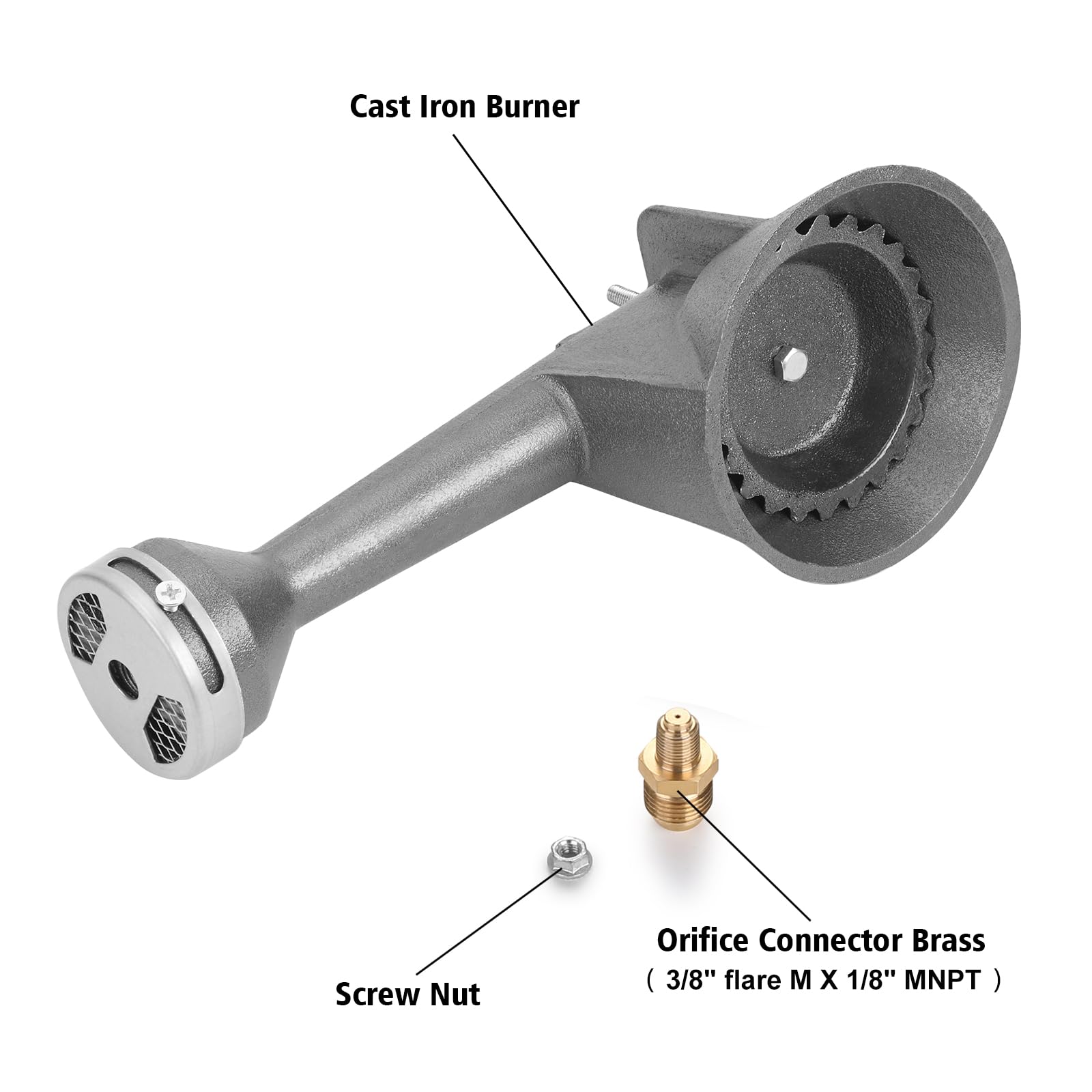 WADEO burner next to a hand for scale showing compact footprint for easy positioning beneath cookware