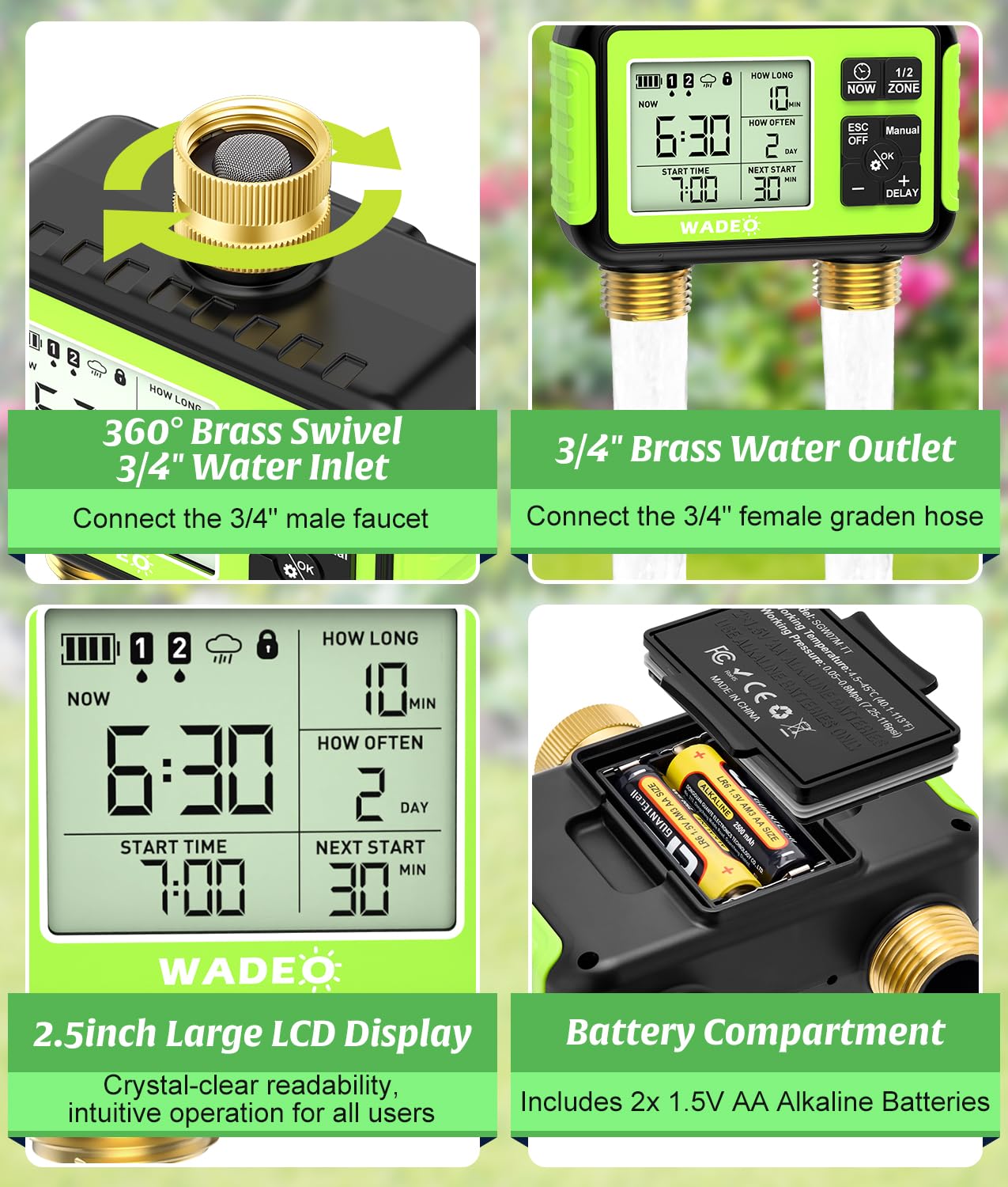 WADEO held in hand to show compact size and easy placement by users