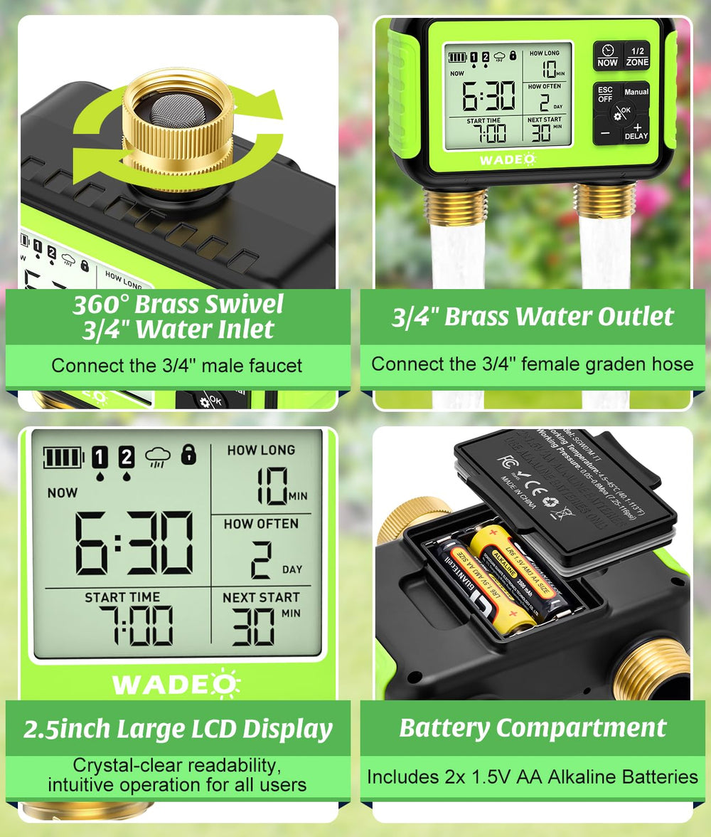 WADEO held in hand to show compact size and easy placement by users