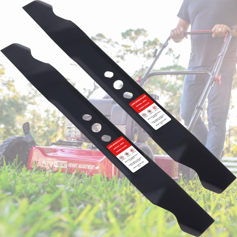 Wadoy front view of 22-inch blade pack showing brand and clear fit information for easy replacement