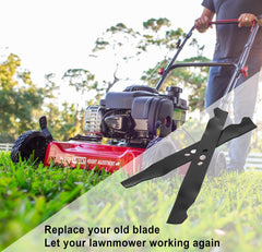 Wadoy blade installed on mower deck improving cut consistency