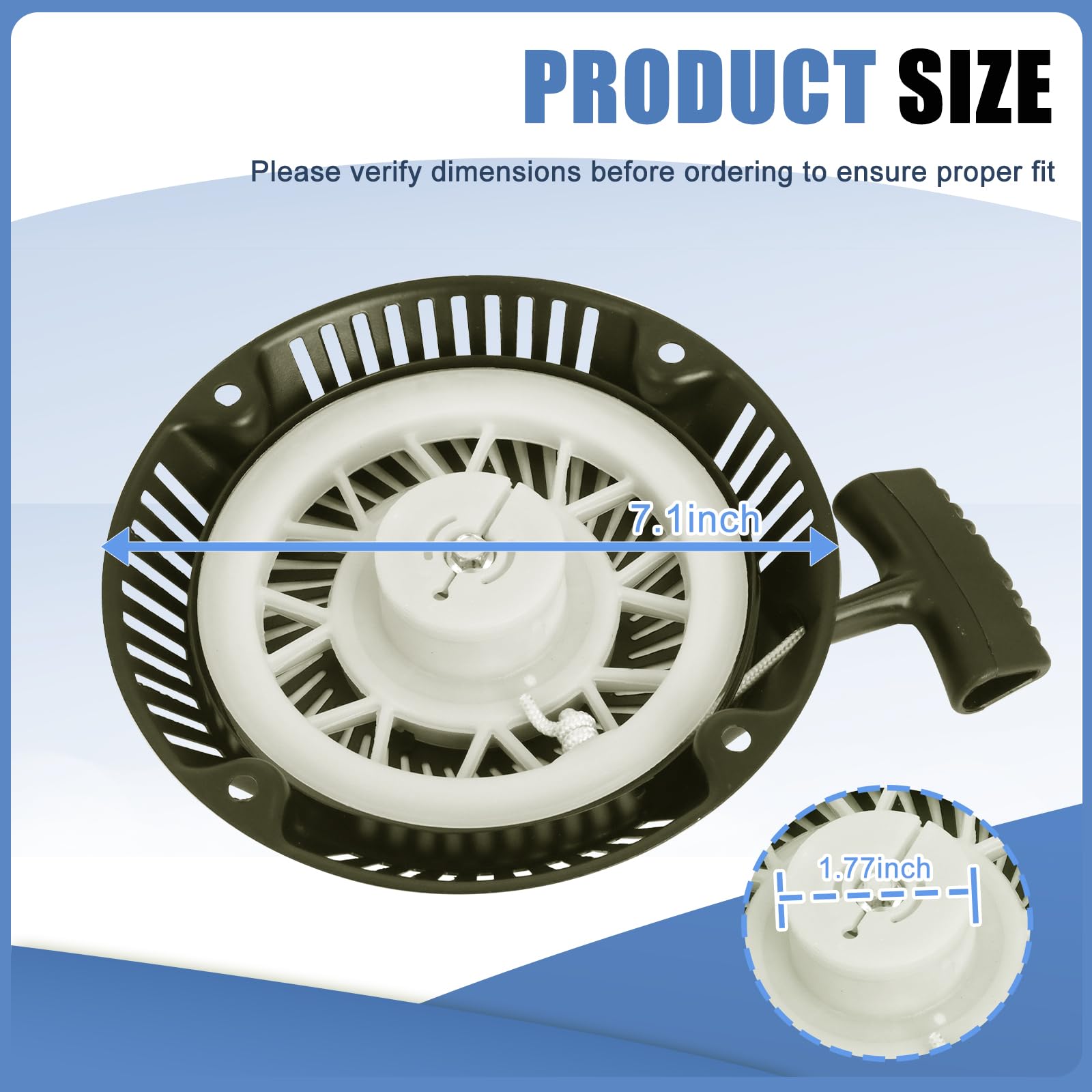 Wadoy close-up of pulley and spring delivering durable rewind performance